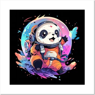 space panda Posters and Art